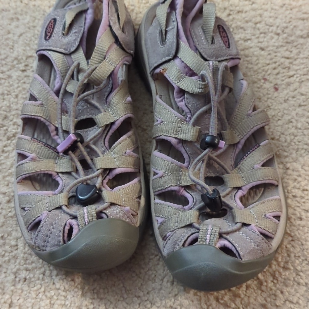 Keen Whisper Outdoor Sport Sandal Size US 7.5 Purple Waterproof Strappy - Picture 2 of 11